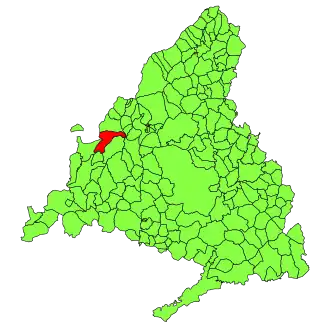 Localisation de San Lorenzo de El Escorial