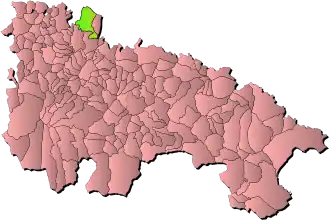 Localisation de San Vicente de la Sonsierra