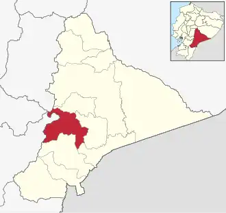Localisation de Canton de Santiago