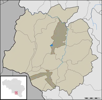 Localisation de Sart-Custinne