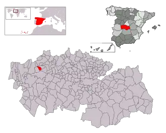 Localisation de Segurilla