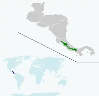 Description de l'image Selasphorus scintilla map.svg.