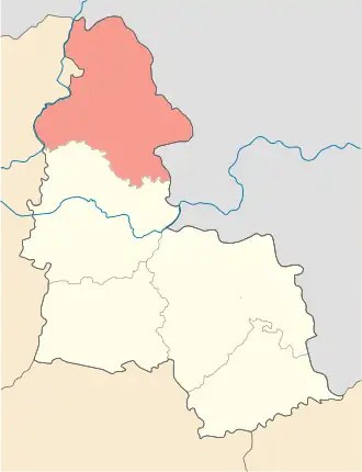 Localisation de Raïon de Chostka