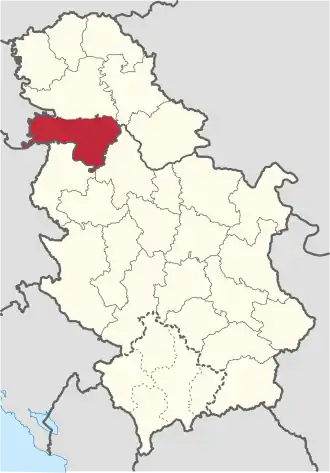 Localisation de Syrmie (Srem)