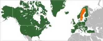 Suède et Organisation du traité de l'Atlantique nord