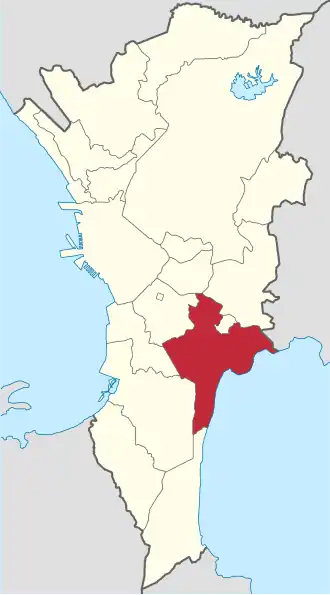 Localisation de Taguig
