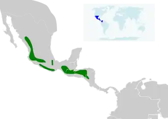 Description de l'image Tilmatura dupontii map.svg.