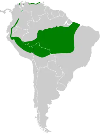 Description de l'image Tinamus tao map.svg.