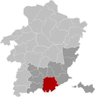 Localisation de Tongres