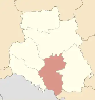 Localisation de Raïon de Toultchyn