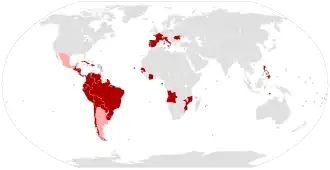 Carte de l'organisation