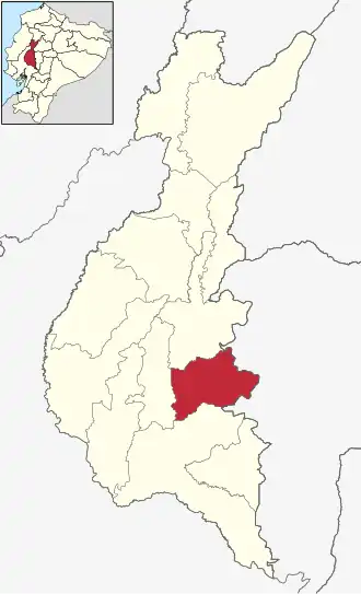 Localisation de Canton d'Urdaneta