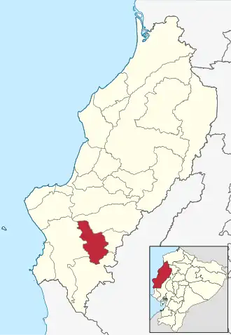 Localisation de Canton de Veinticuatro de Mayo