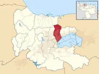 Localisation de Guacara