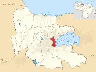 Localisation de Los Guayos