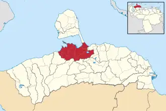 Localisation de Miranda