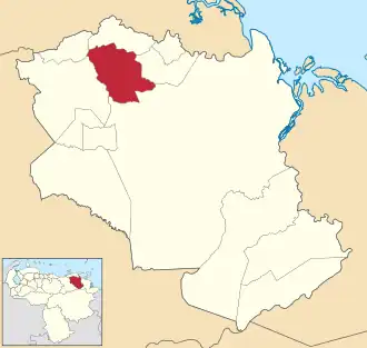 Localisation de Piar