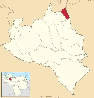 Localisation de San Rafael de Onoto