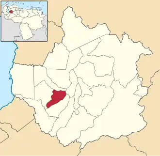 Localisation de Rafael Rangel