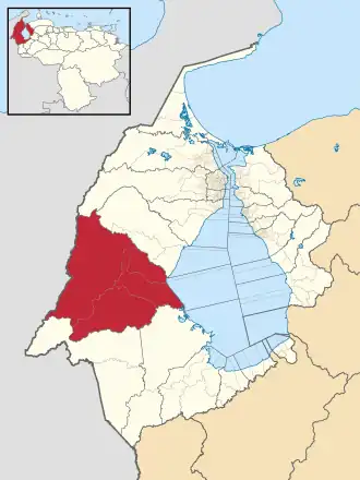 Localisation de Machiques de Perijá