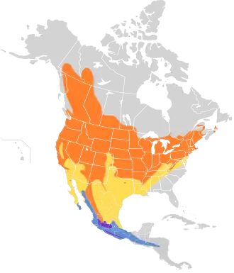 Description de l'image Vireo gilvus map.svg.