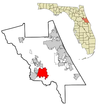 Localisation de Deltona