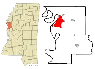 Localisation de Greenville