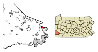 Localisation de Monongahela