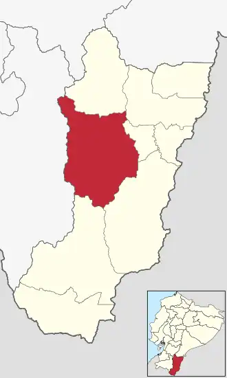 Localisation de Canton de Zamora