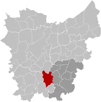 Localisation de Zottegem