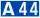Cartouche signalétique représentant la route