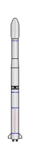 Schéma du lanceur Longue Marche 3A