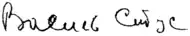 signature de Vassyl Stous