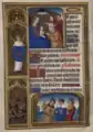 Vignette supérieure - scène d'Epiphanie (fol. 69 v.)