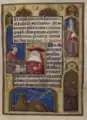 Pleine page en tête des Évangiles : saint Luc (recto du folio 14)