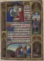 Vignette supérieure - scène de Nativité (fol. 59 r.)