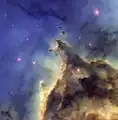 NGC 2175 par le télescope spatial Hubble.