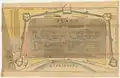 Carte en espagnol de La Nouvelle-Orléans, le 6 août 1800, noter à l'Est, "Habitacion de Don Pedro de MARIGNY"