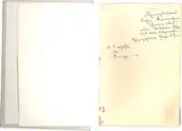 Signature de la présidente pour un exemplaire offert sur la page de garde de Volgda autrefois