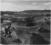 Engins de terrassement américain, issue du plan Marshall, National Archives and Records Administration.