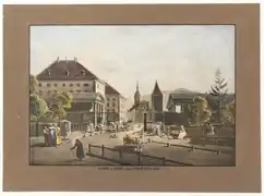 Berne : porte d'Aarberg.