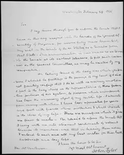 Lettre manuscrite