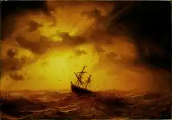 Tempête en mer, 1857, Nationalmuseum, Stockholm