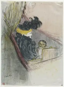 Henri de Toulouse-Lautrec, Une idylle princière (1897).