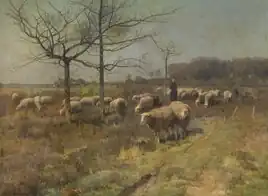 Jour ensoleillé en mars, conservé au Musée royal des Beaux-Arts d'Anvers.