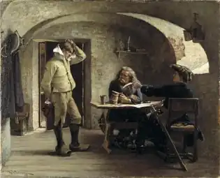 Les sergents recruteurs, 1879, huile sur toile, 80&nbsp;×&nbsp;99&nbsp;cm, Nationalmuseum, Stockholm.