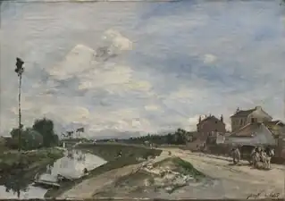 La Seine dans le Bas-Meudon (1865), Cleveland - Cleveland Museum of Art.