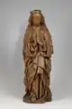 Statue de sainte Cunera, vers 1500, collection du musée du couvent Sainte-Catherine, à Utrecht.