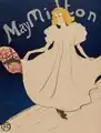 Affiche réalisée par Toulouse-Lautrec pour la tournée américaine de May Milton (1895).