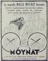 Publicité de malle automobile - Illustration 1929.